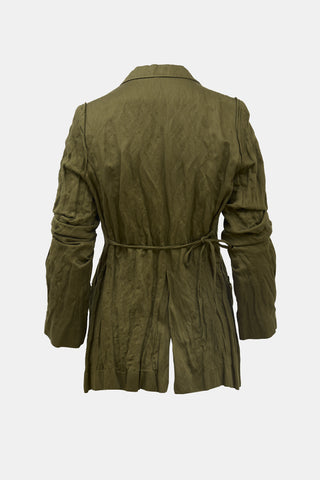 Ann Demeulemeester SS 2006 Wrinkled Blazer
