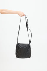 Ann Demeulemeester Black Leather Crossbody Bag
