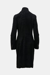 Ann Demeulemeester FW 2000 Textured Suede Coat