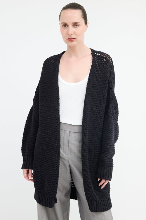 Ann Demeulemeester Knit Oversized Cardigan