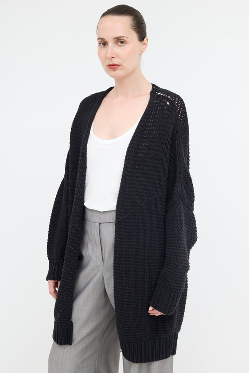 Ann Demeulemeester Knit Oversized Cardigan