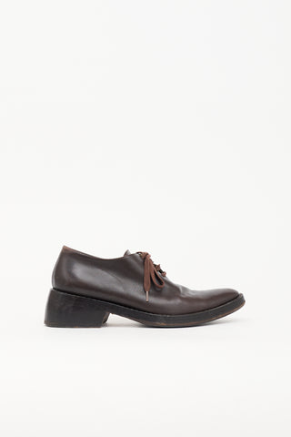 Ann Demeulemeester Leather Pointed Derby
