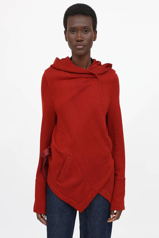 Ann Demeulemeester Hooded Wrap Sweater