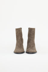Ann Demeulemeester Suede Ankle Boot