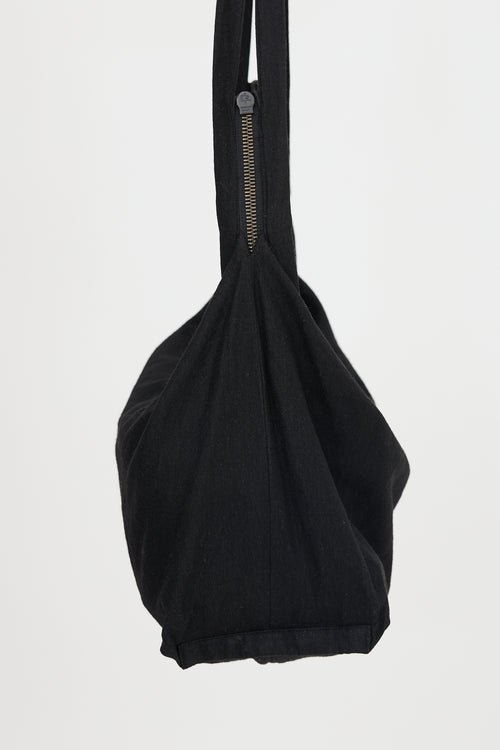 Ann Demeulemeester Felted Wool Messenger Bag