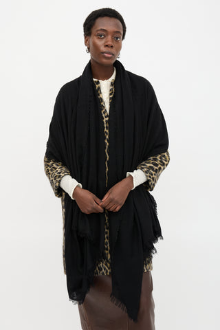 Ann Demeulemeester Frayed Edge Scarf