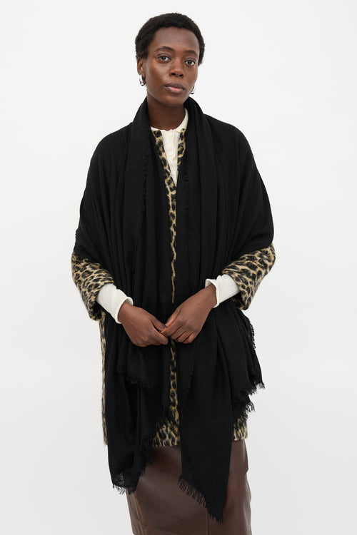 Ann Demeulemeester Frayed Edge Scarf