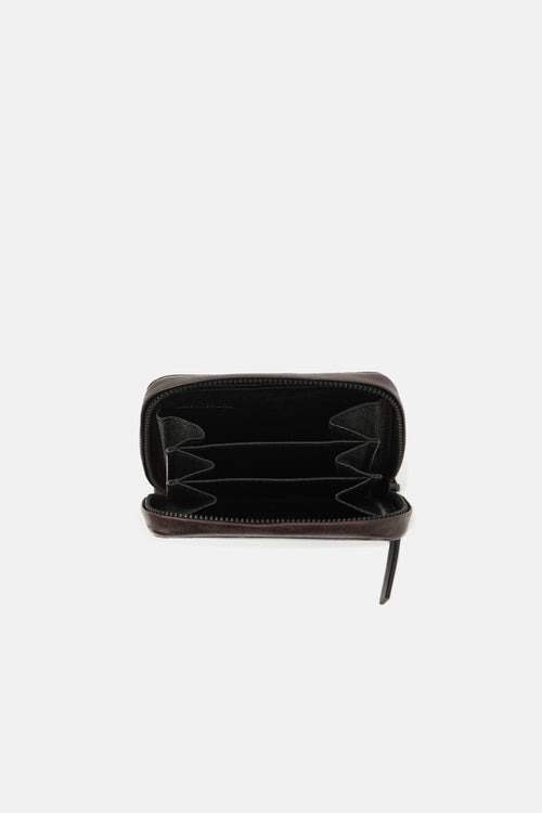 Ann Demeulemeester Leather All Around Zip Wallet