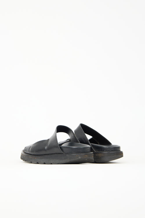 Ann Demeulemeester Leather Slide