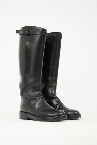 Ann Demeulemeester Leather Stan Riding Boot