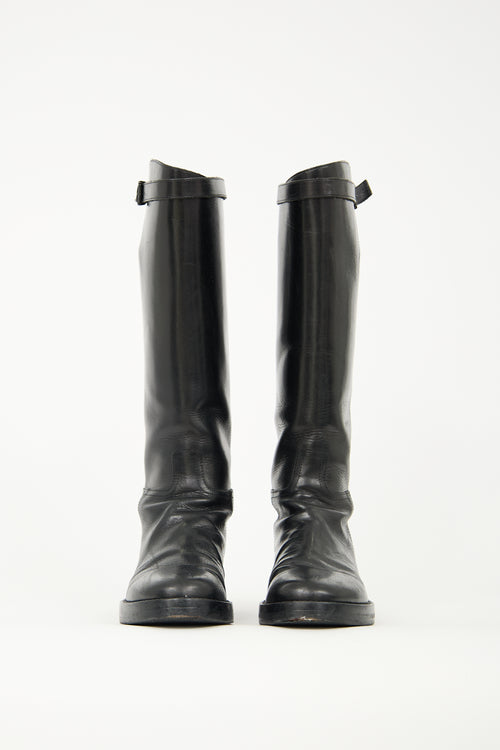 Ann Demeulemeester Leather Stan Riding Boot