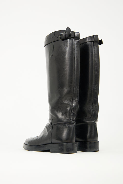 Ann Demeulemeester Leather Stan Riding Boot