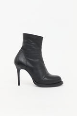 Ann Demeulemeester Leather Stiletto Ankle Boot