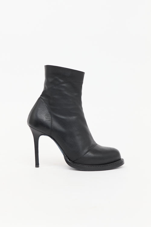 Ann Demeulemeester Leather Stiletto Ankle Boot
