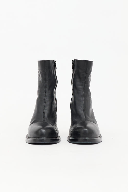 Ann Demeulemeester Leather Stiletto Ankle Boot