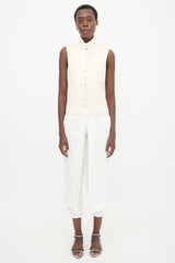Ann Demeulemeester Twill Long Vest