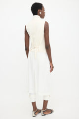 Ann Demeulemeester Twill Long Vest