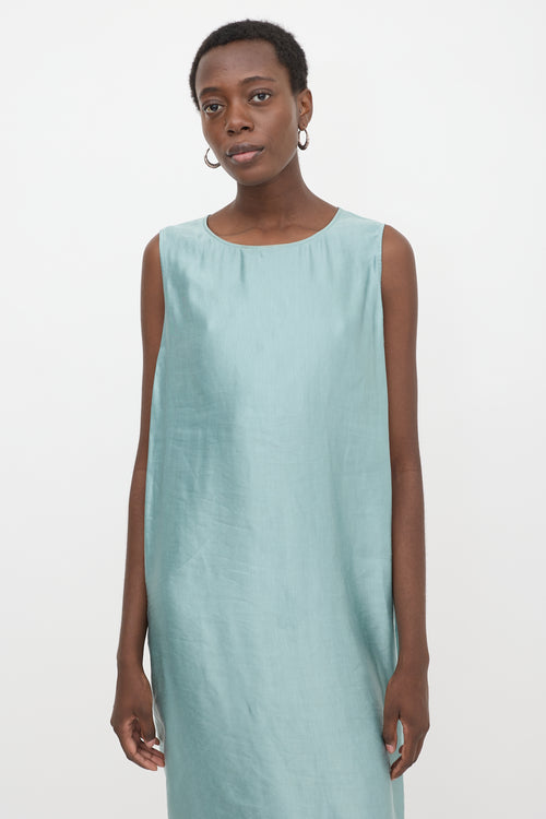 Ann Demeulemeester Linen Satin Dimness Dress