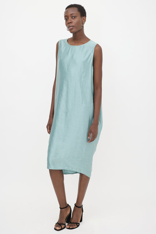Ann Demeulemeester Linen Satin Dimness Dress