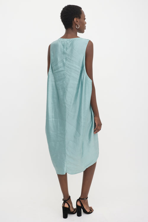 Ann Demeulemeester Linen Satin Dimness Dress