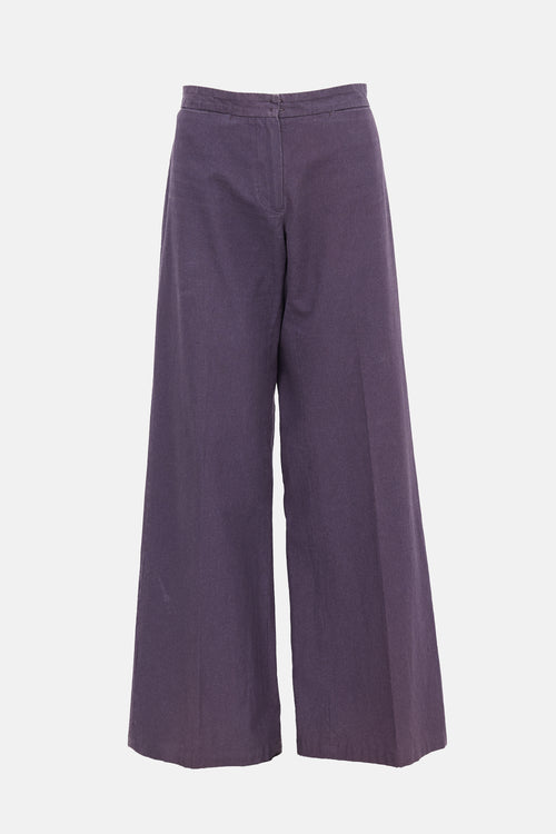 Ann Demeulemeester Printed Wide Leg Pant