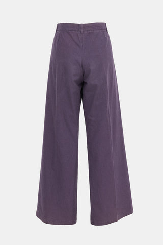 Ann Demeulemeester Printed Wide Leg Pant