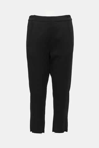 Ann Demeulemeester Satin Twill Cropped Trouser