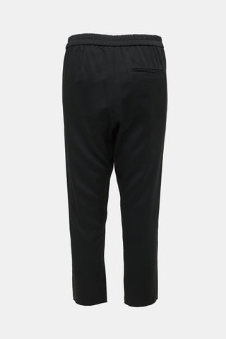 Ann Demeulemeester Satin Twill Cropped Trouser