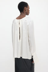 Ann Demeulemeester Silk Satin June Blouse