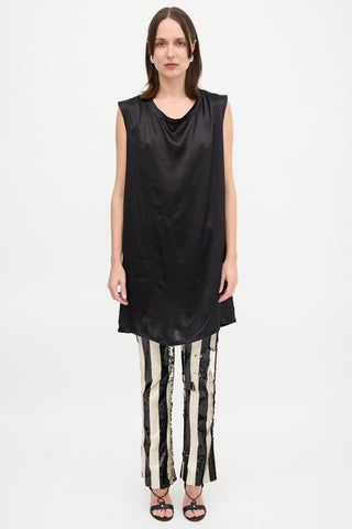 Ann Demeulemeester Silk Tank Dress