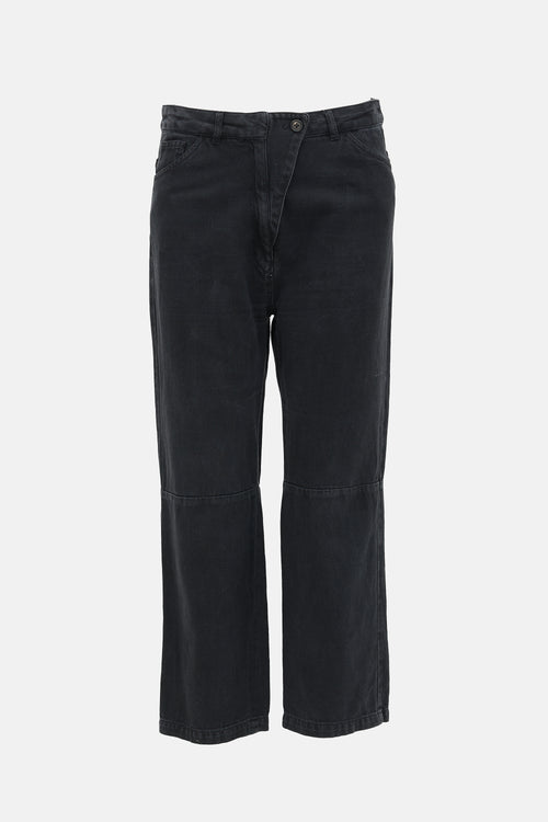 Ann Demeulemeester Straight Leg Panel Jeans