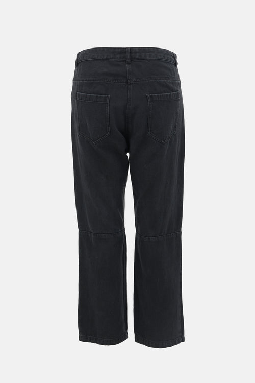 Ann Demeulemeester Straight Leg Panel Jeans