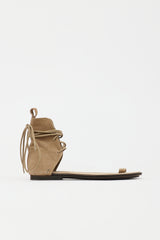 Ann Demeulemeester Suede  Sandal