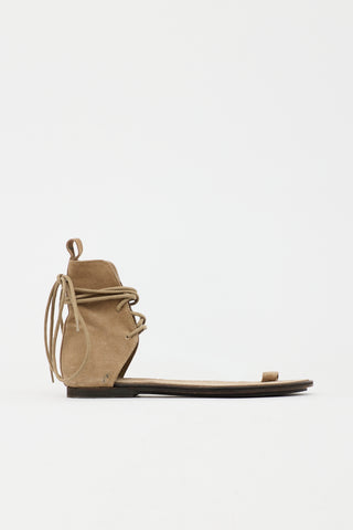 Ann Demeulemeester Suede  Sandal