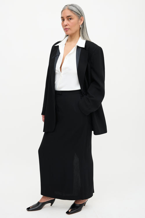 Ann Demeulemeester Wool Midi Skirt