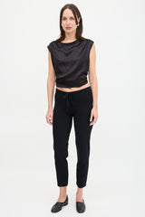 Ann Demeulemeester Wool Cropped Trouser