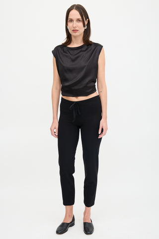 Ann Demeulemeester Wool Cropped Trouser