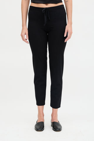 Ann Demeulemeester Wool Cropped Trouser