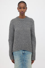 Ann Demeulemeester Wool High-Low Sweater
