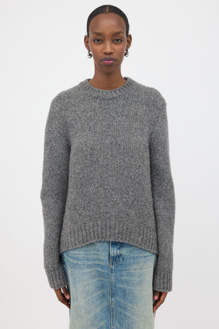 Ann Demeulemeester Wool High-Low Sweater