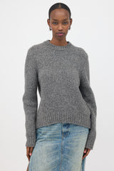Ann Demeulemeester Wool High-Low Sweater