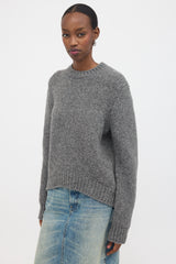 Ann Demeulemeester Wool High-Low Sweater