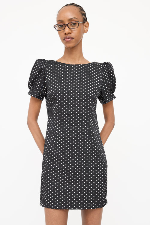 Anna Sui Polka Dot Midi Dress