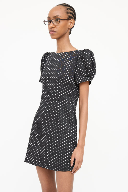 Anna Sui Polka Dot Midi Dress