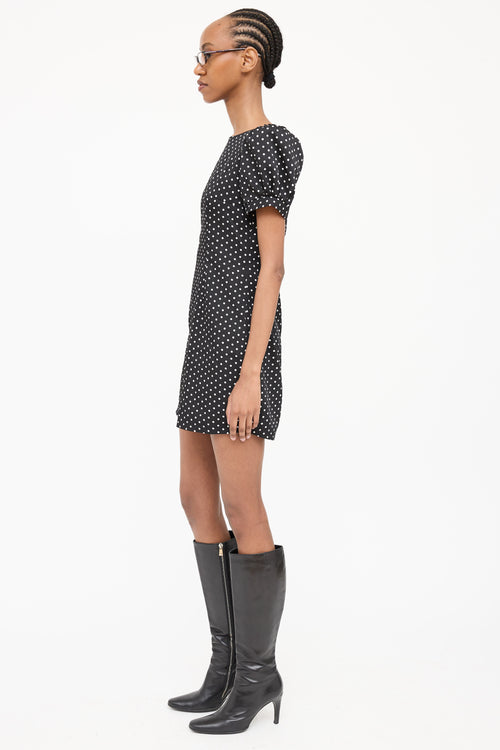 Anna Sui Polka Dot Midi Dress