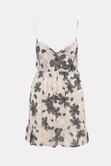 Anna Molinari Silk Printed Mini Dress