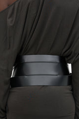 Ann Demeulemeester FW 2018 Leather Triple Buckle Belt