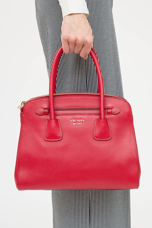 Prada 2013 Saffiano Top Handle 2Way Bag