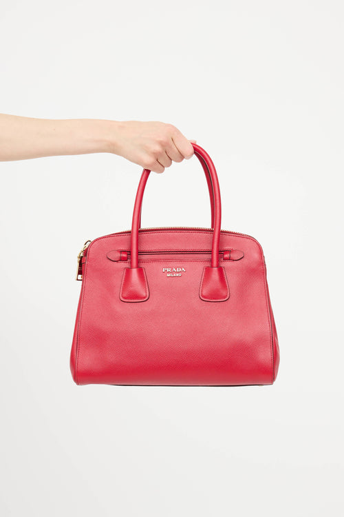 Prada 2013 Saffiano Top Handle 2Way Bag