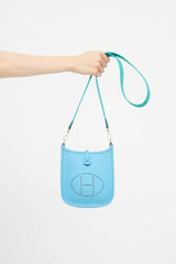 Hermès 2021 Blue De Nord Zig Zag Evelyne TPM Bag
